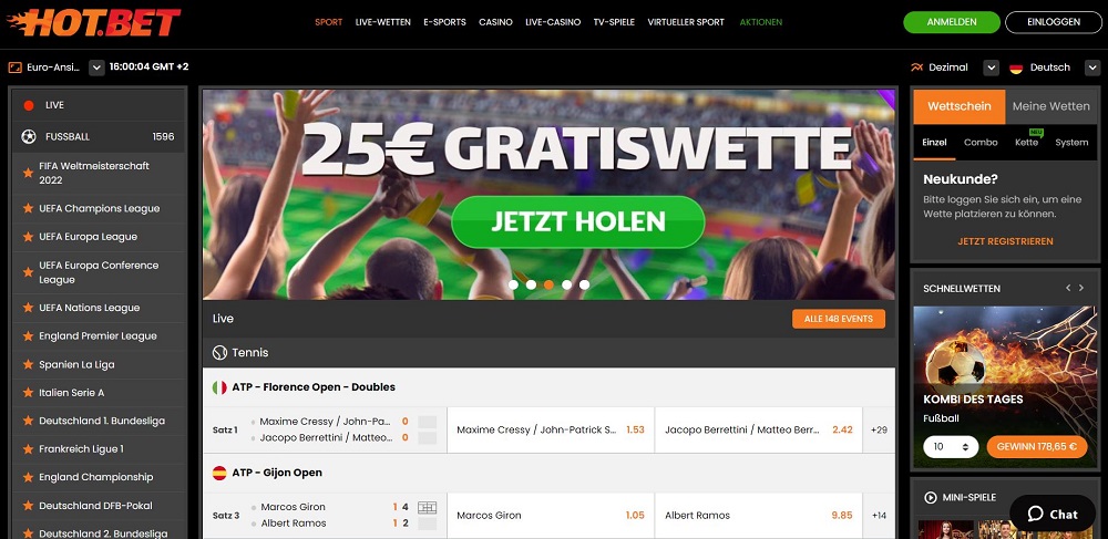 hotbet site
