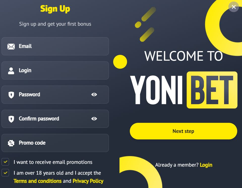 yonibet anmeldung
