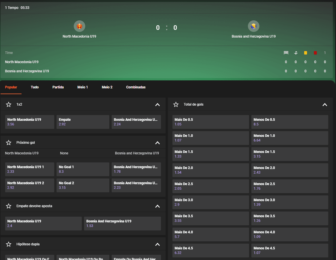 GGBet apostas ao vivo