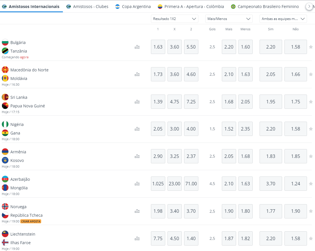 Jogos de esportes e Sportingbet