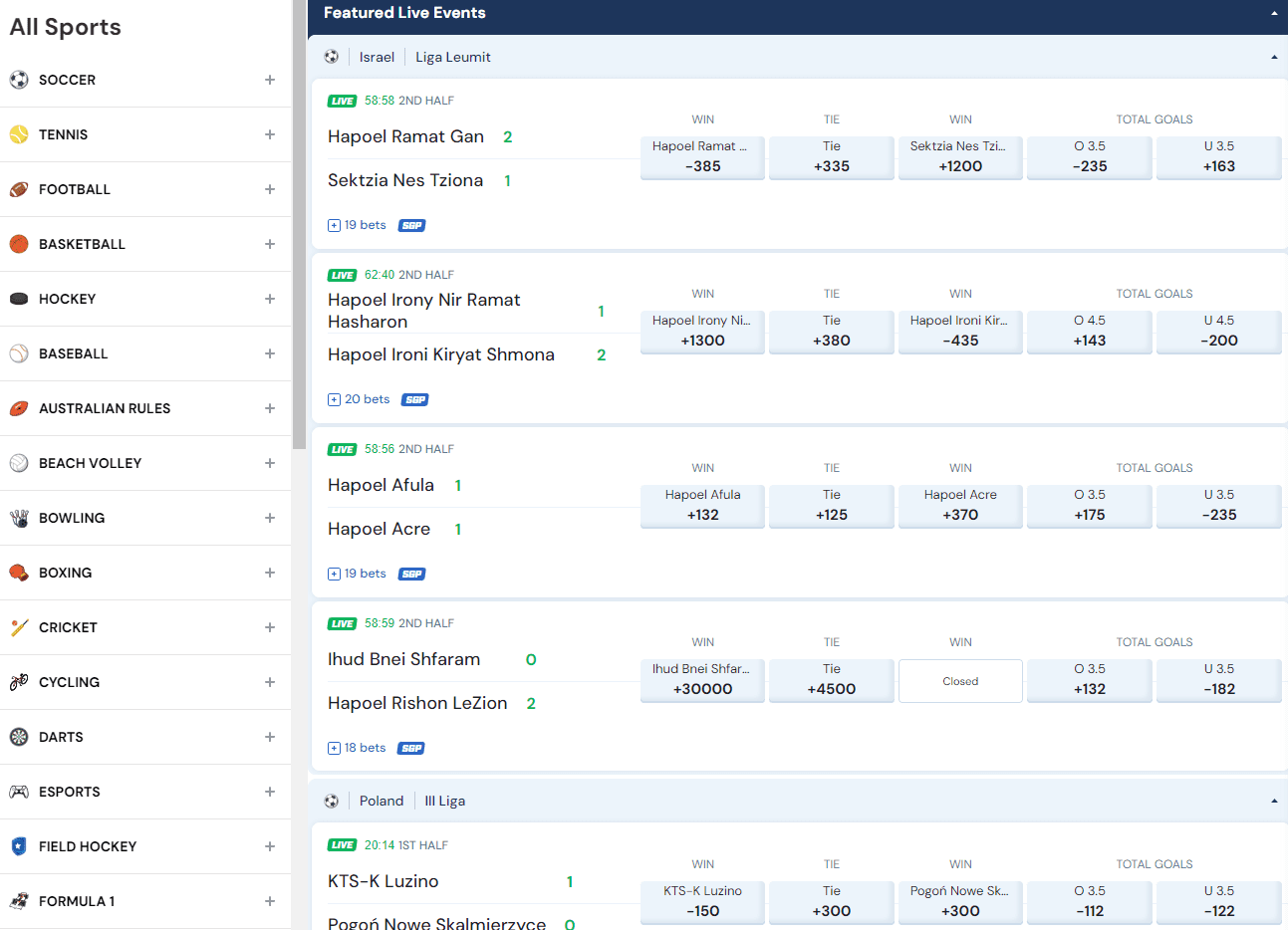 Betrivers sports bet