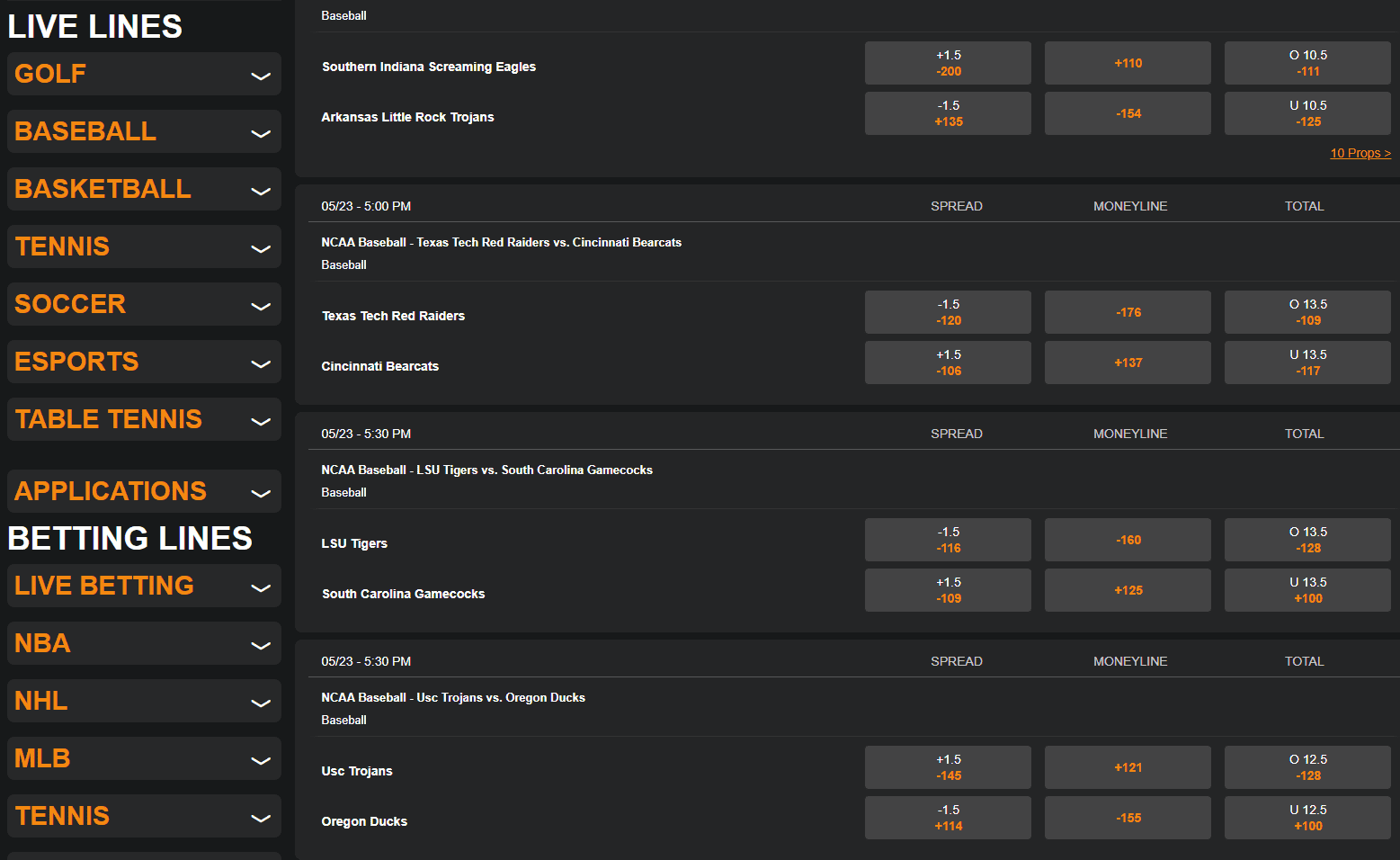 Mybookie betting on sport