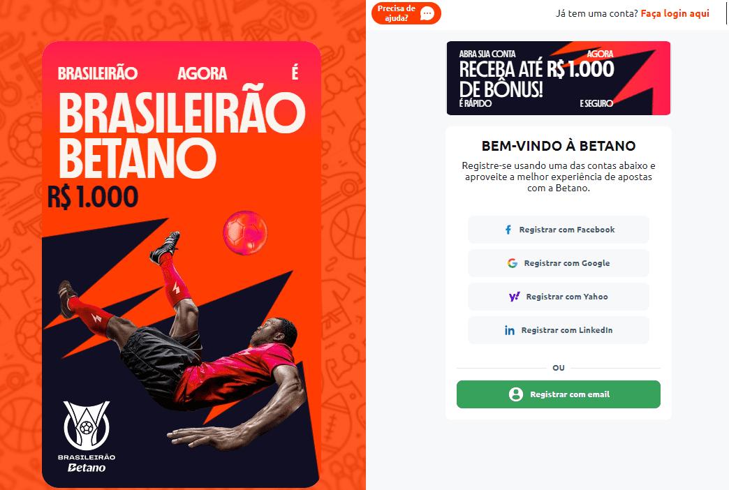 Betano apostas entrar